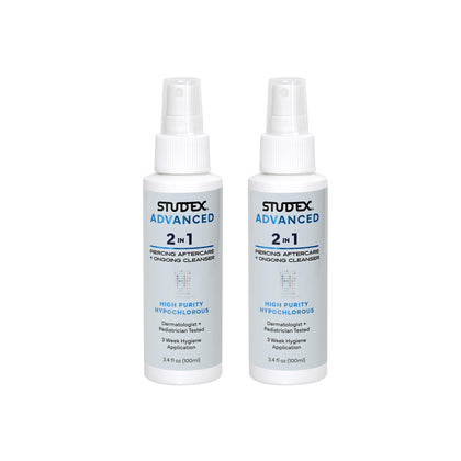 Studex Advanced 2-in-1 Piercing Aftercare Spray front view