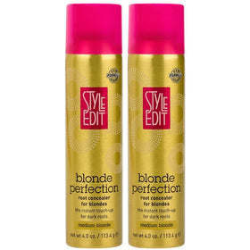 STYLE EDIT Root Touch Up Spray 4 oz in Medium Blonde front view