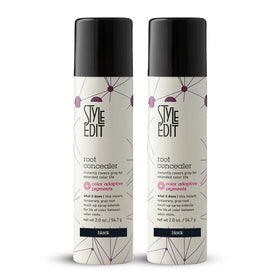 STYLE EDIT Root Touch Up Spray Black 2 oz front view