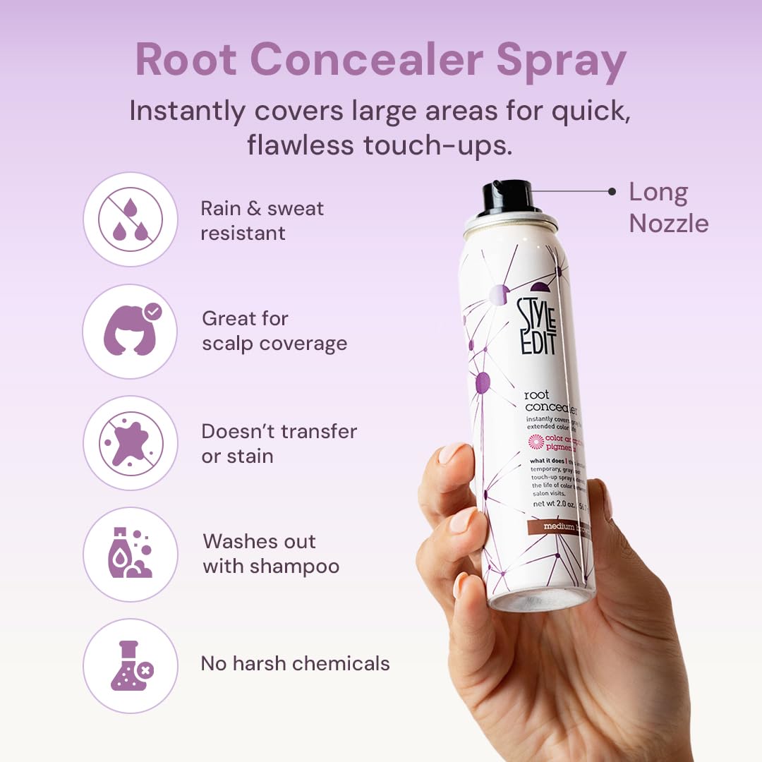 STYLE EDIT Root Touch Up Spray bottle side view