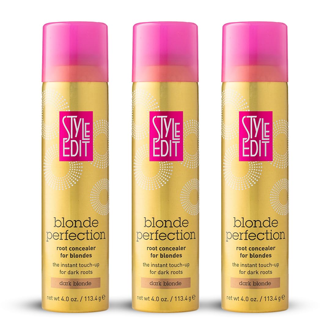 STYLE EDIT Root Touch Up Spray Dark Blonde 4 oz front view