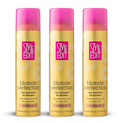 STYLE EDIT Root Touch Up Spray Dark Blonde 4 oz front view
