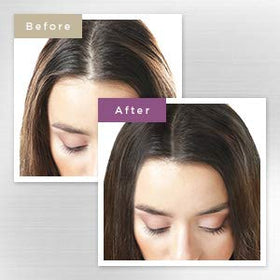 STYLE EDIT Root Touch Up Spray Dark Brown application on hair