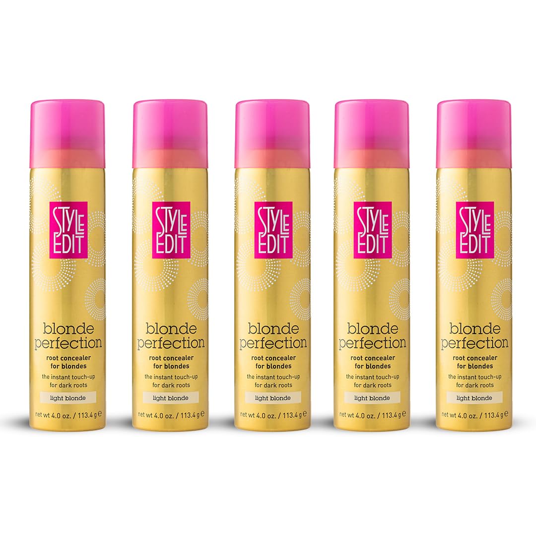 STYLE EDIT Root Touch Up Spray Light Blonde 4 oz front view