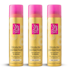 STYLE EDIT Root Touch Up Spray Light Blonde 4 oz front view