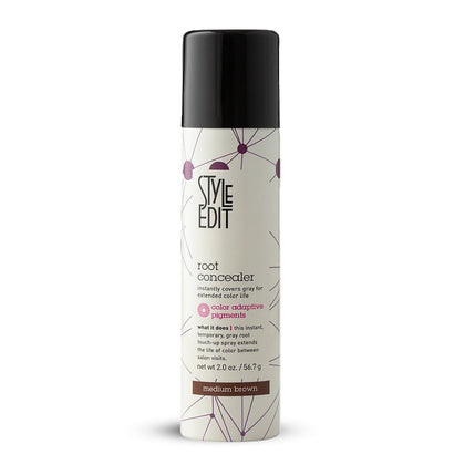 STYLE EDIT Root Touch Up Spray Medium Brown 2 oz front view