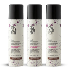 STYLE EDIT Root Touch Up Spray, Medium Brown, 2 oz front view