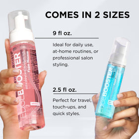 Style Factor EDGE support Foam Mousse 9 fl oz application process