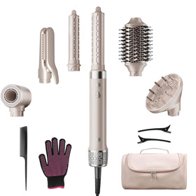 StyleVibe 6-in-1 Air Styler front view with attachments
