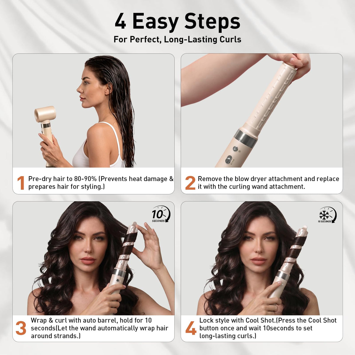 StyleVibe Air Styler with diffuser attachment