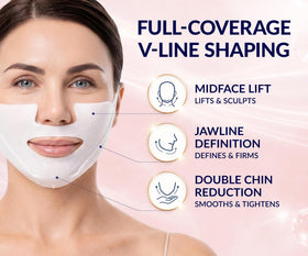 Stylia MaxiLift V-Line Lifting Mask side view with product details