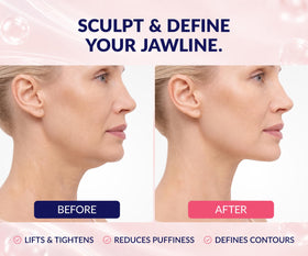 Stylia V Line Lifting Collagen Face Mask application on face