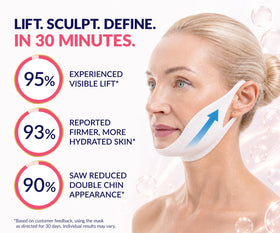 Stylia V Line Lifting Collagen Face Mask showing texture