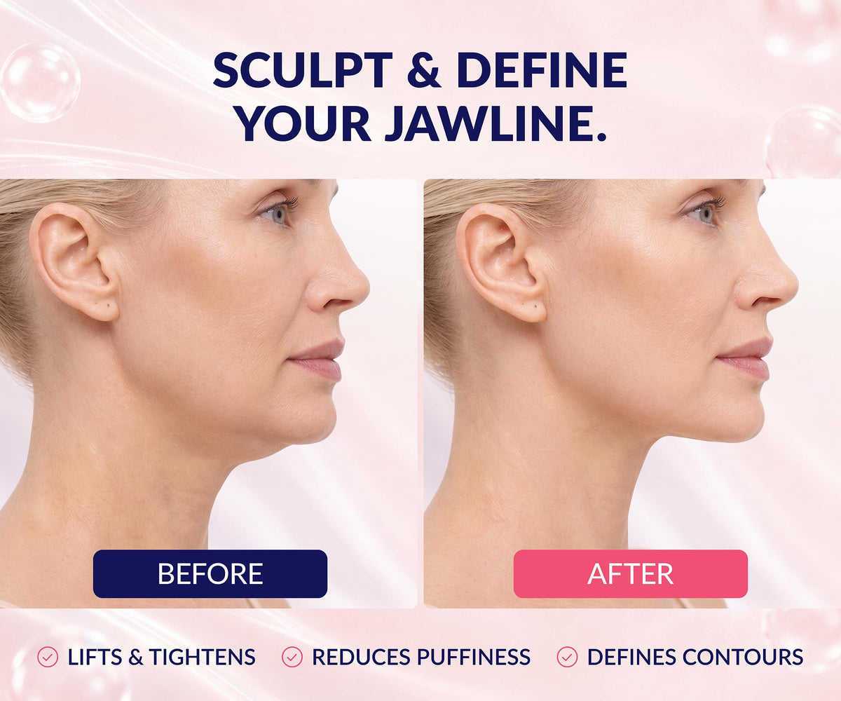 Stylia V Line Lifting Collagen Mask application on model