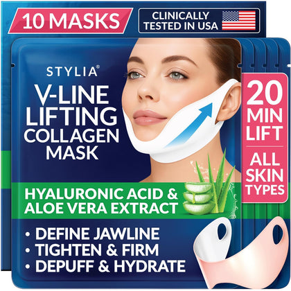 Stylia V Line Lifting Collagen Mask packaging front view