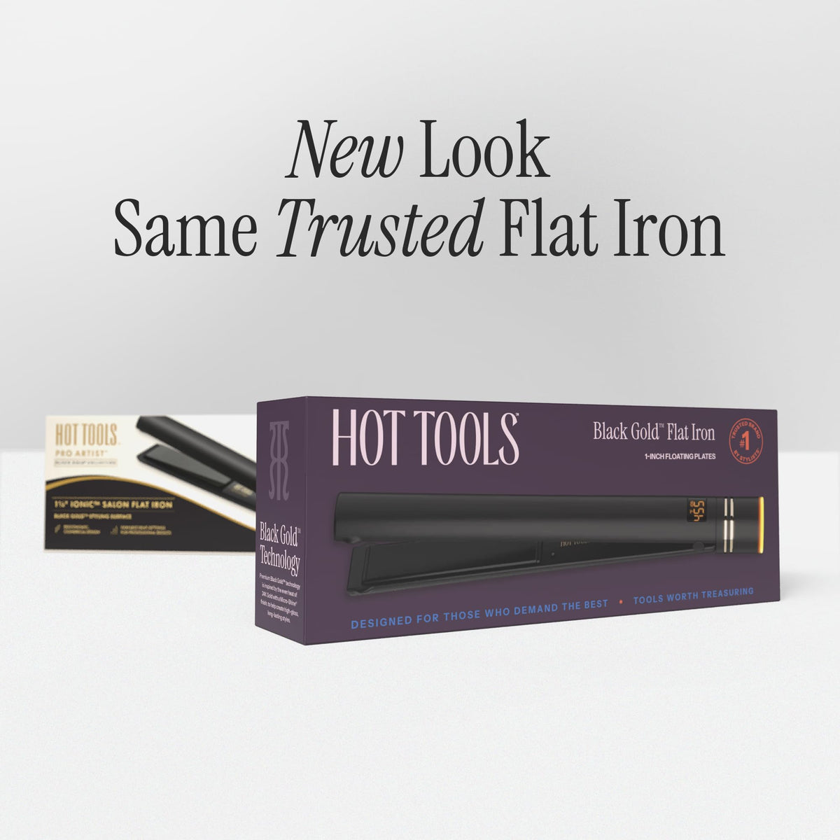 Styling results from HOT TOOLS Black Gold Ionic Flat Iron
