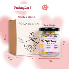 Stylish box packaging of Musemory Date Ideas Jar