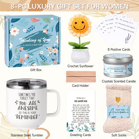 Stylish stainless steel tumbler with inspirational message