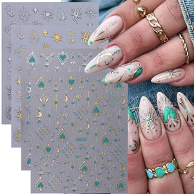 STZPRONAIL nail stickers in packaging showing product details