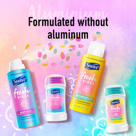 Suave Fresh Vibes Deodorant application demonstration