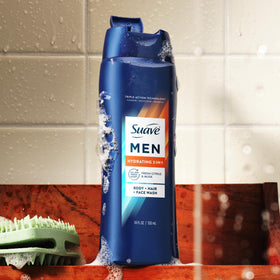 Suave Hydrating 3-in-1 Body + Hair + Face Wash, 18 FL OZ