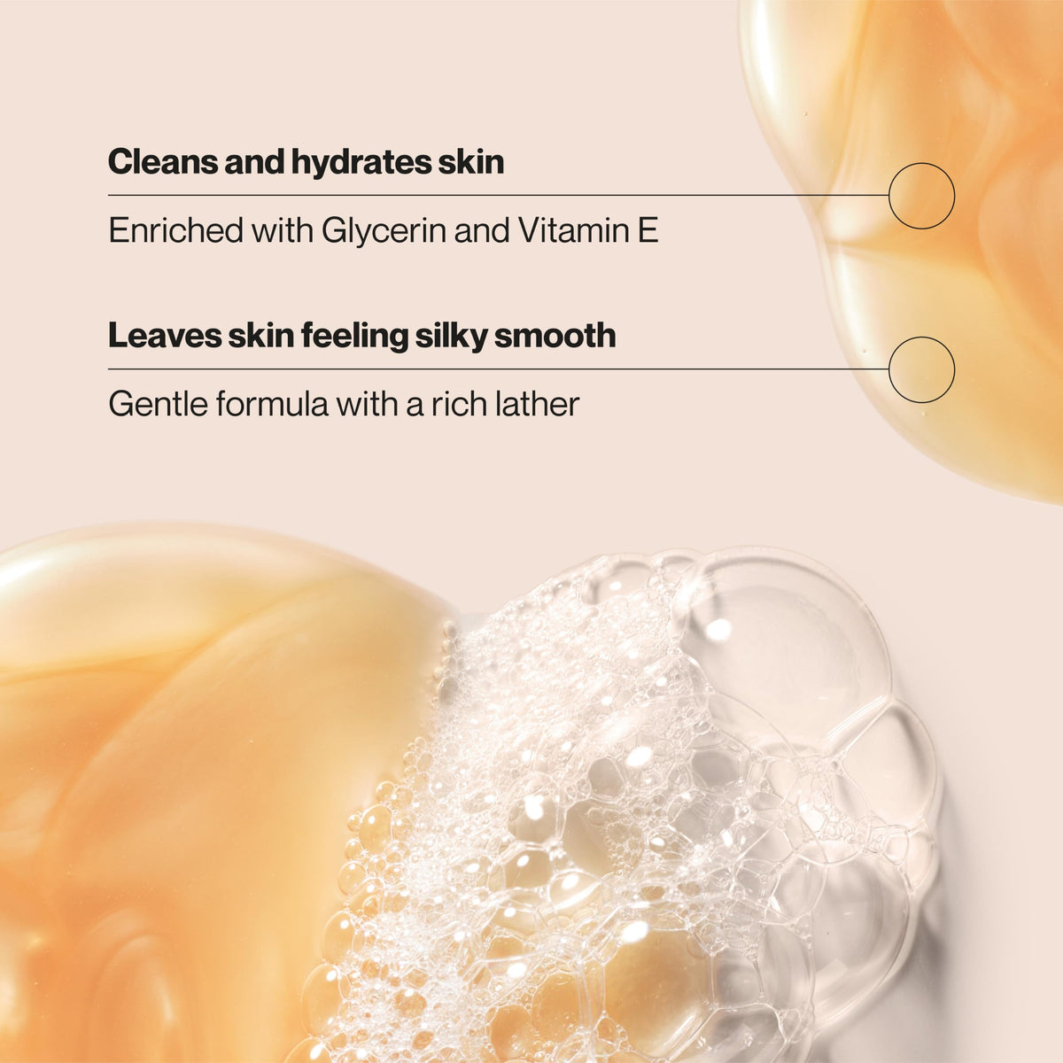 Suave Moisturizing Body Wash Cocoa Butter and Shea side view