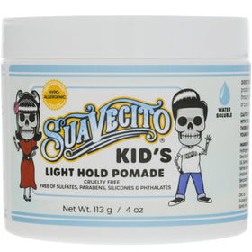 Suavecito Kid's Pomade 4 oz front view with calming chamomile scent