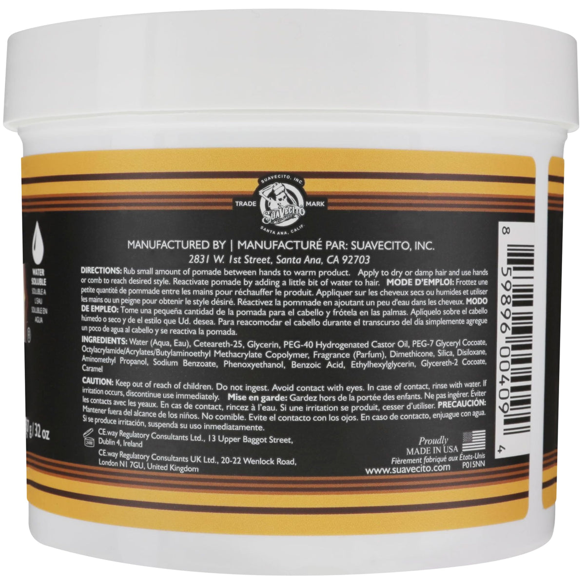 Suavecito Pomade creamy texture close-up