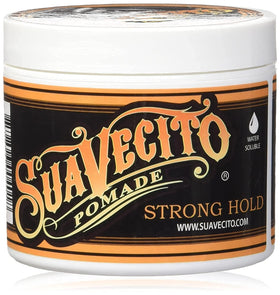 Suavecito Pomade Firme 5 oz front view with creamy texture