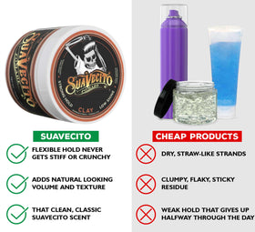 Suavecito Pomade Firme Clay 4 oz side view