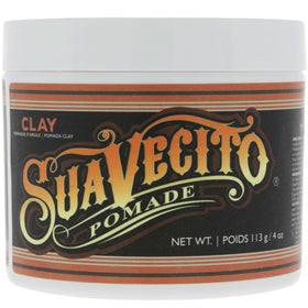 Suavecito Pomade Firme Clay 4 oz texture close-up