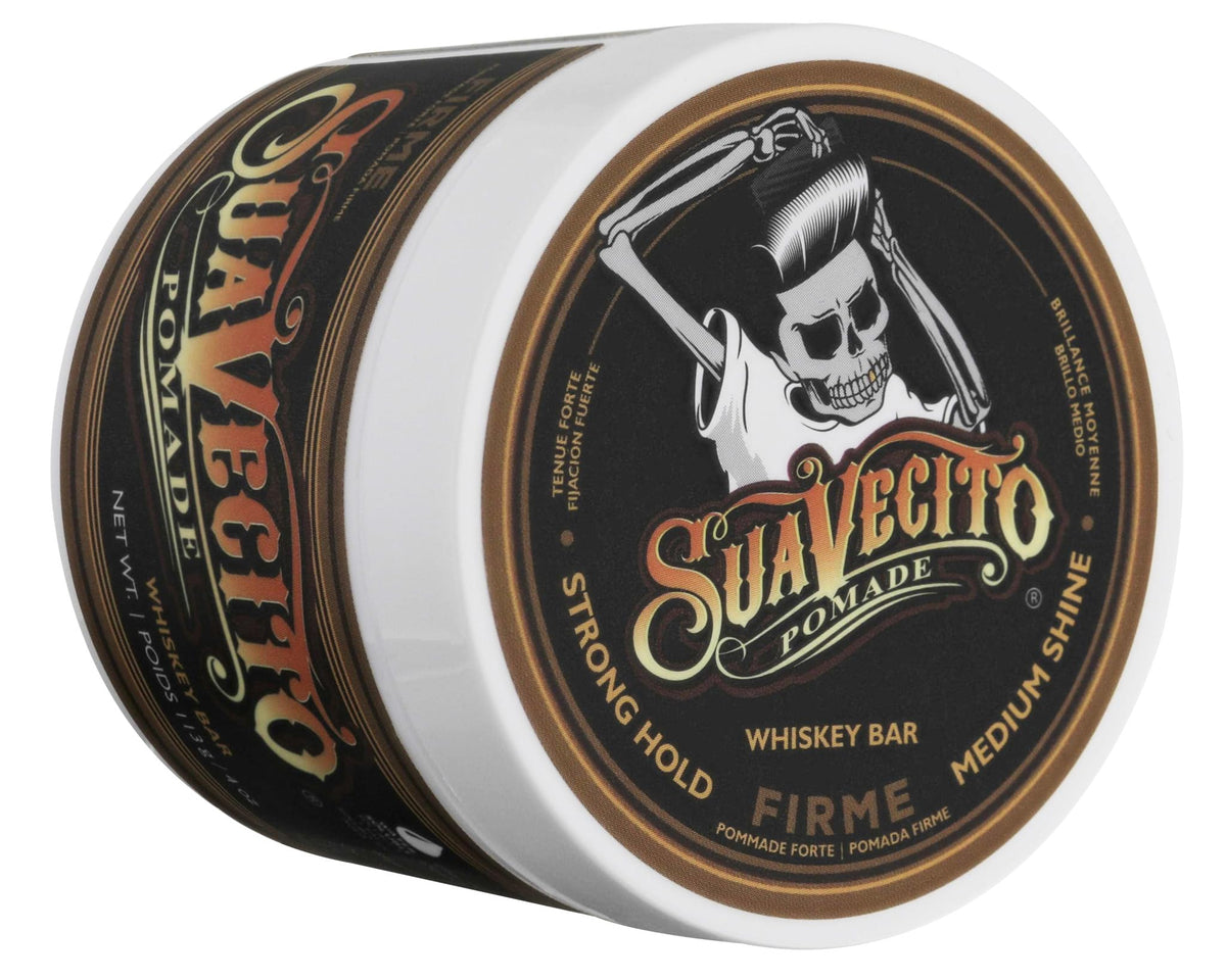 Suavecito Pomade Firme Hold 4 oz creamy texture close-up