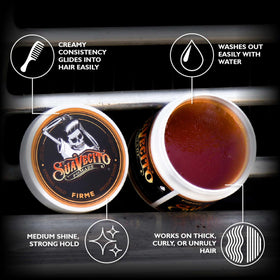 Suavecito Pomade Firme Hold 4 oz packaging