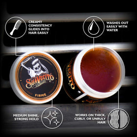 Suavecito Pomade Firme Hold creamy texture close-up
