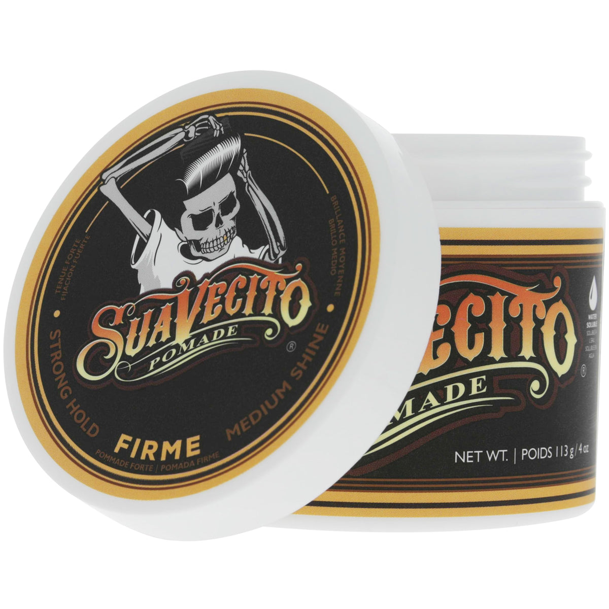 Suavecito Pomade Firme Hold lifestyle scene