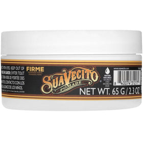 Suavecito Pomade Firme Hold packaging details