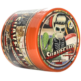 Suavecito Pomade Firme on a grooming table