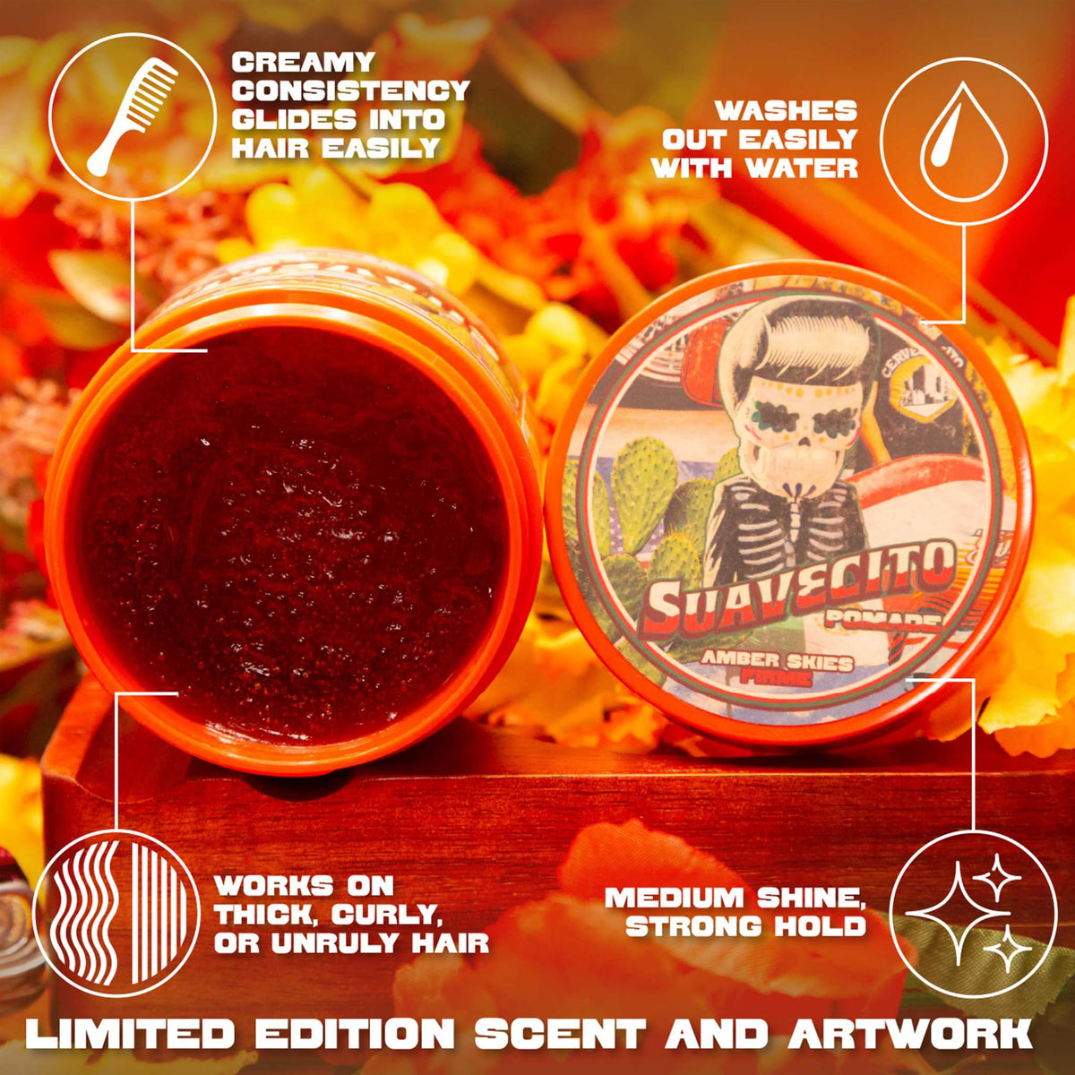 Suavecito Pomade Firme packaging details