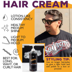 Suavecito Pomade Hair Cream packaging details