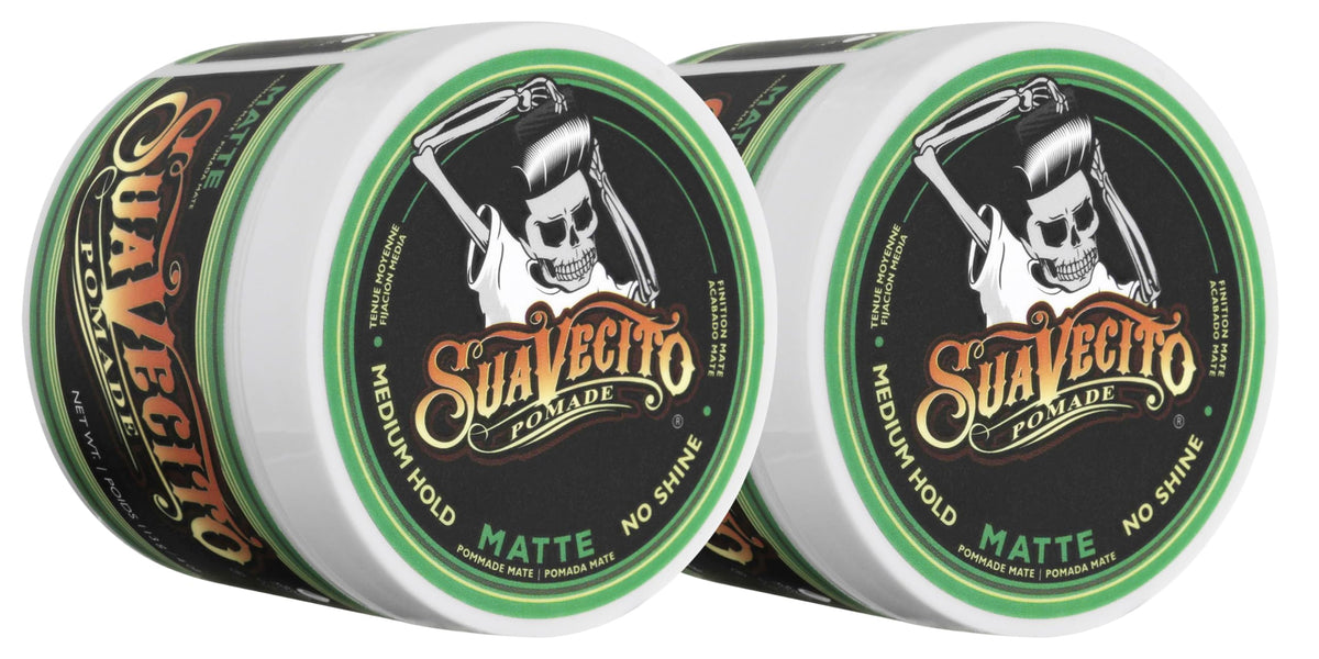 Suavecito Pomade Matte 4 oz front view