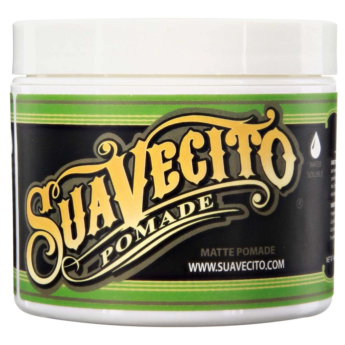 Suavecito Pomade Matte 5 oz front view with packaging