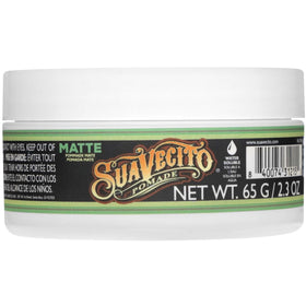 Suavecito Pomade Matte applied to styled hair