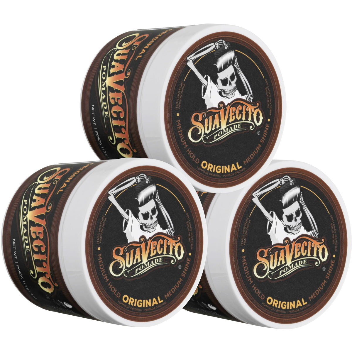 Suavecito Pomade Original Hold 4 oz front view