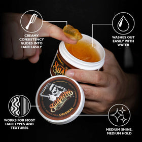 Suavecito Pomade Original Hold 4 oz packaging