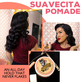 Suavecito Pomade Suavecita for Women 2.3 oz can with styling tools