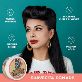 Suavecito Pomade Suavecita for Women application demonstration