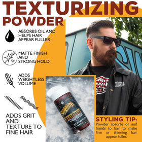 Suavecito Pomade Texturizing Powder with matte finish