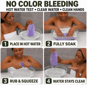 SubSahara African Net Sponge in use during a shower