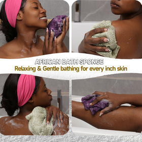SubSahara African Net Sponge with bar soap