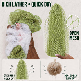 SubSahara African Net Sponge with travel pouch